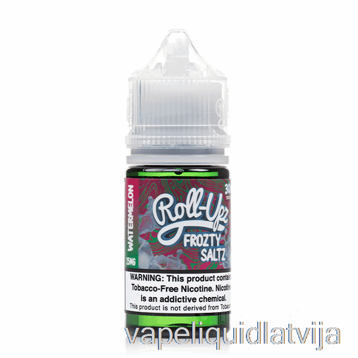 Arbūzu Punča Ledus - Sulas Roll-upz Sāls - 30ml 50mg Vape šķidrums